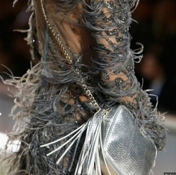 Victoria Secret Silver Purse - Picture 3 of 8